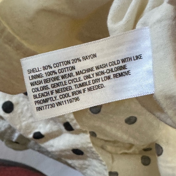 Mommy & Me Outfit Cream Dress with Black Dots by a new day size XL & 4/5T - Picture 5 of 13